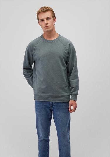  Mavi Bisiklet Yaka Yeşil Sweatshirt 0S10161-71577