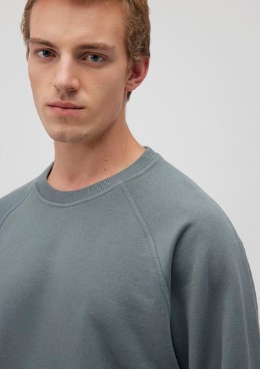  Mavi Bisiklet Yaka Yeşil Sweatshirt 0S10161-71577