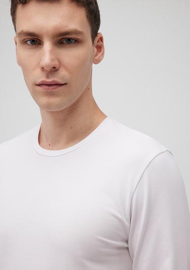  Mavi 2li Erkek Basic Tişört Fitted / Vücuda Oturan Kesim 0612314-620