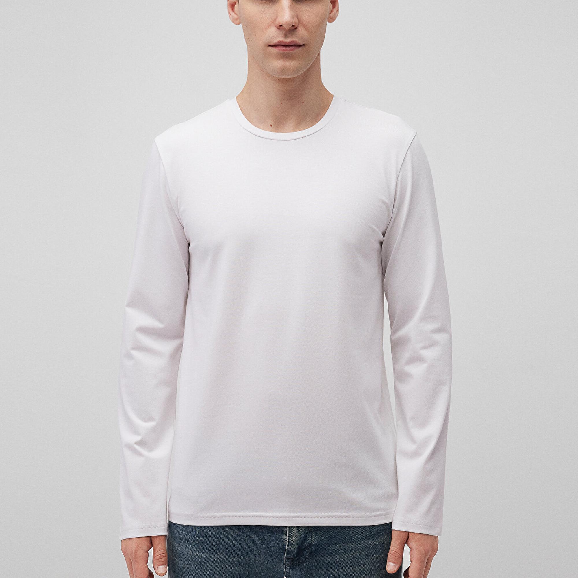 Mavi 2li Erkek Basic Tişört Fitted / Vücuda Oturan Kesim 0612314-620