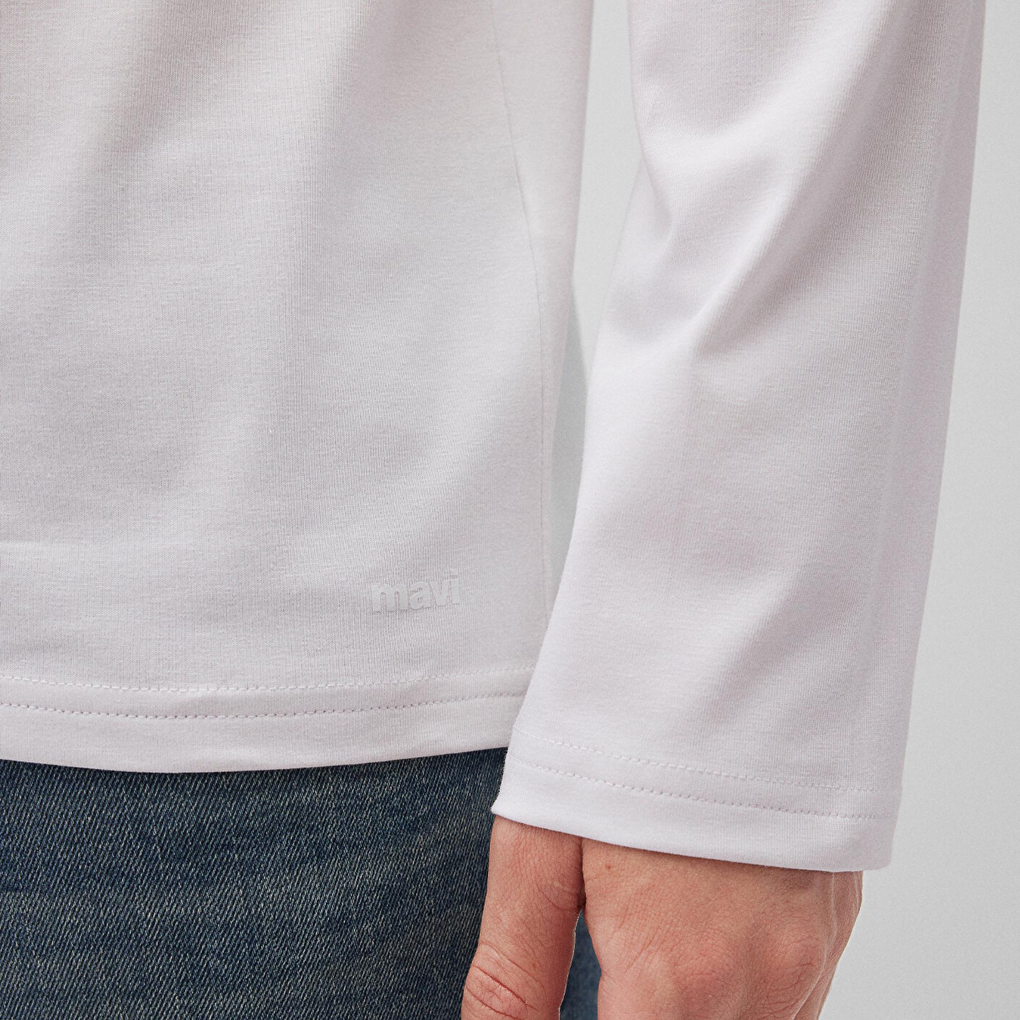 Mavi 2li Erkek Basic Tişört Fitted / Vücuda Oturan Kesim 0612314-620