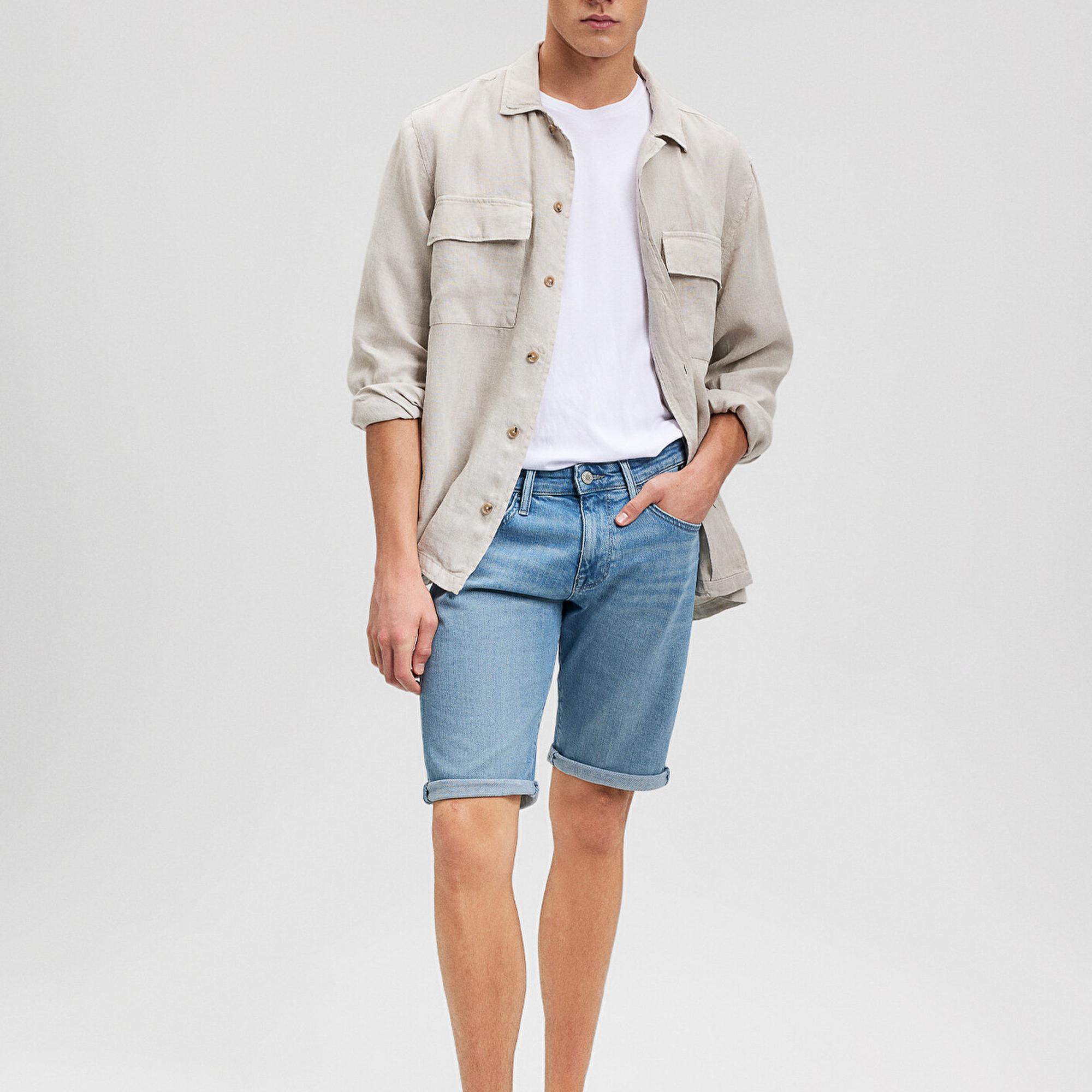 Mavi Tim Street Açık Mavi Jean Şort 0428487142