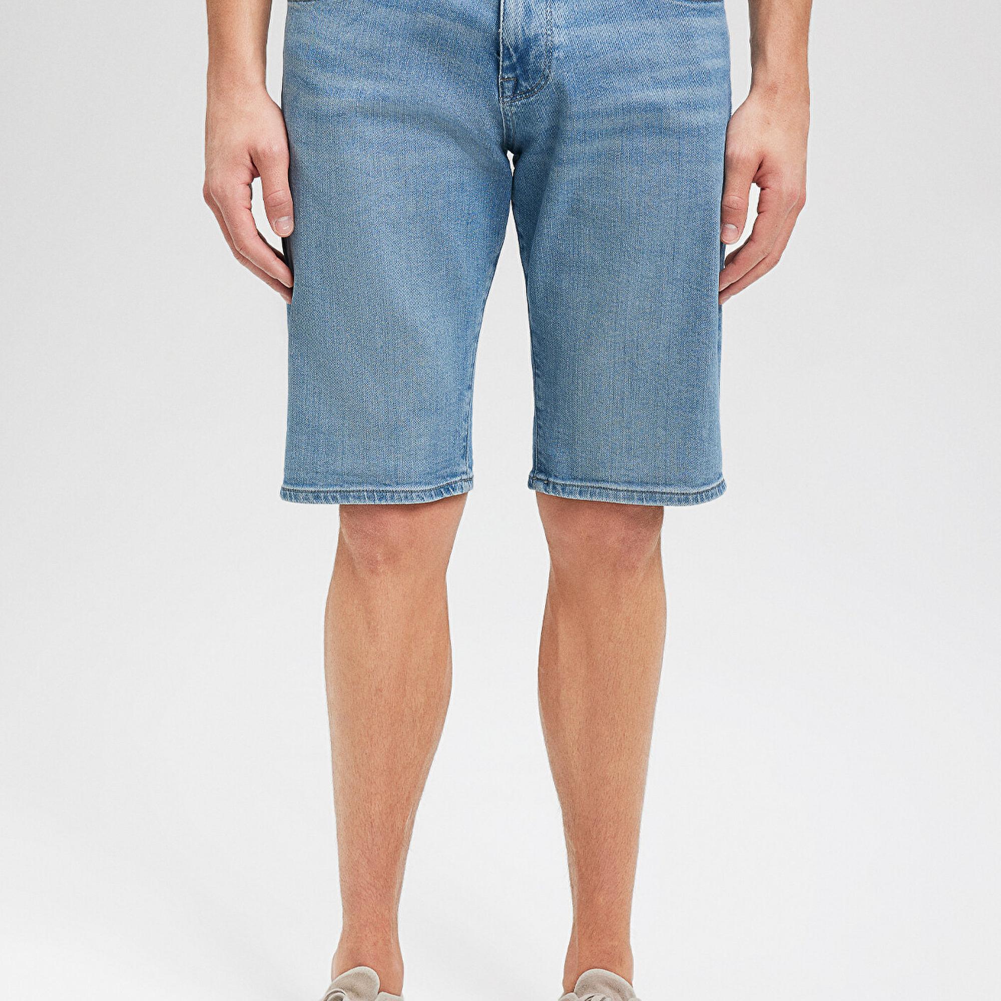 Mavi Tim Street Açık Mavi Jean Şort 0428487142