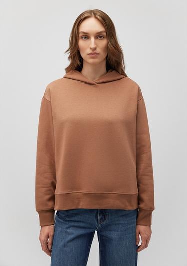  Mavi Kapüşonlu Kahverengi Sweatshirt 1S10191-70374