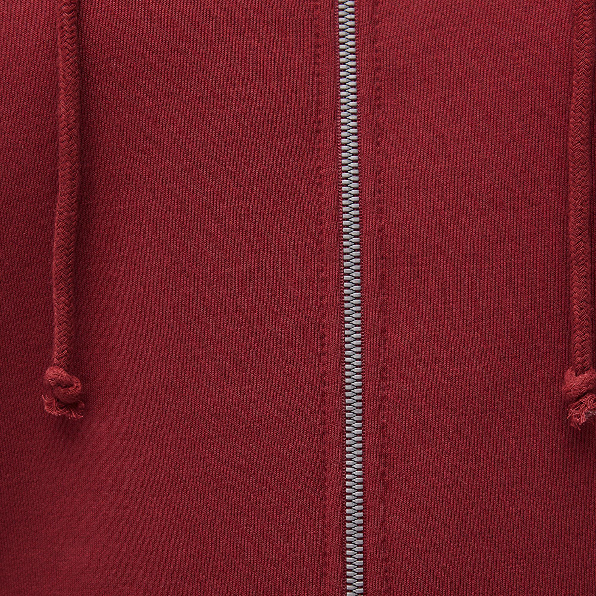 Mavi Kapüşonlu Fermuarlı Bordo Sweatshirt 1610221-85493