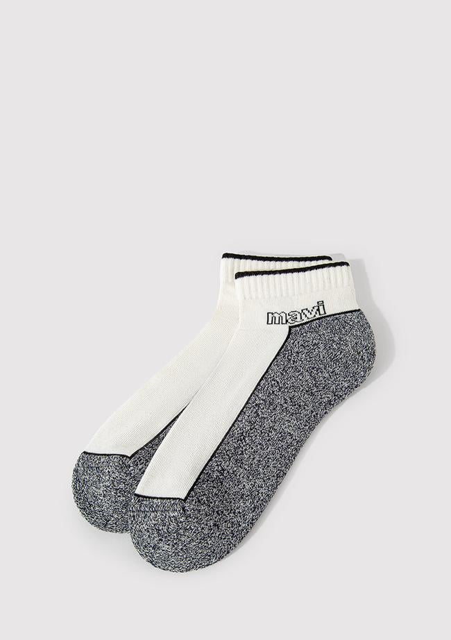  Mavi Beyaz Patik Çorap 0911604-622