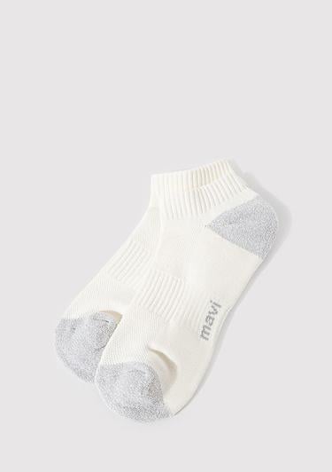  Mavi Ekru Patik Çorap 0911606-620