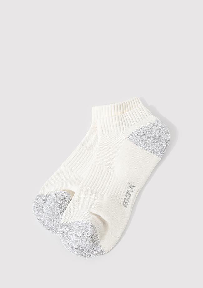  Mavi Ekru Patik Çorap 0911606-620