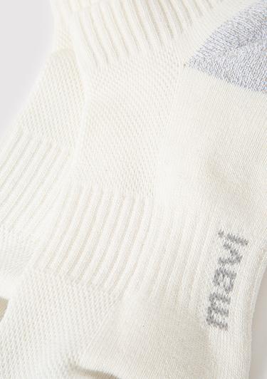  Mavi Ekru Patik Çorap 0911606-620