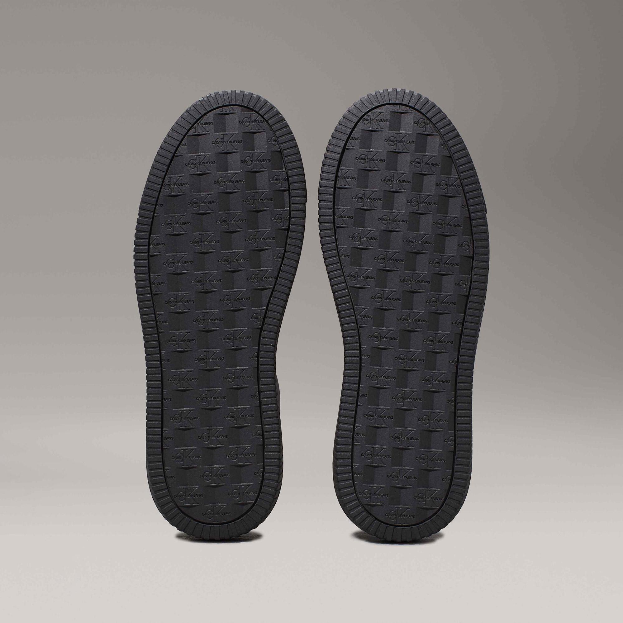 Calvin Klein Jeans Chunky Cupsole Mono Leather Erkek Siyah Sneaker