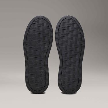 Calvin Klein Jeans Chunky Cupsole Mono Leather Erkek Siyah Sneaker