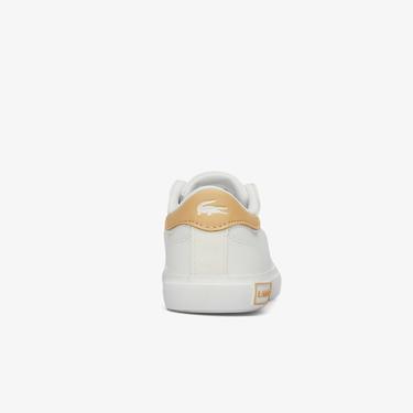  Lacoste POWERCOURT Bebek Beyaz Sneaker