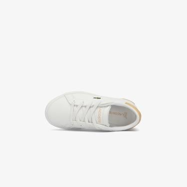  Lacoste POWERCOURT Bebek Beyaz Sneaker