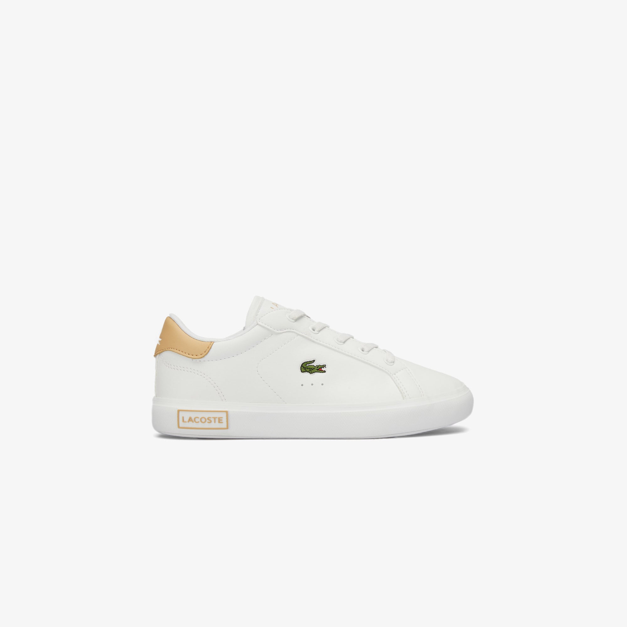  Lacoste Powercourt Çocuk Beyaz Sneaker