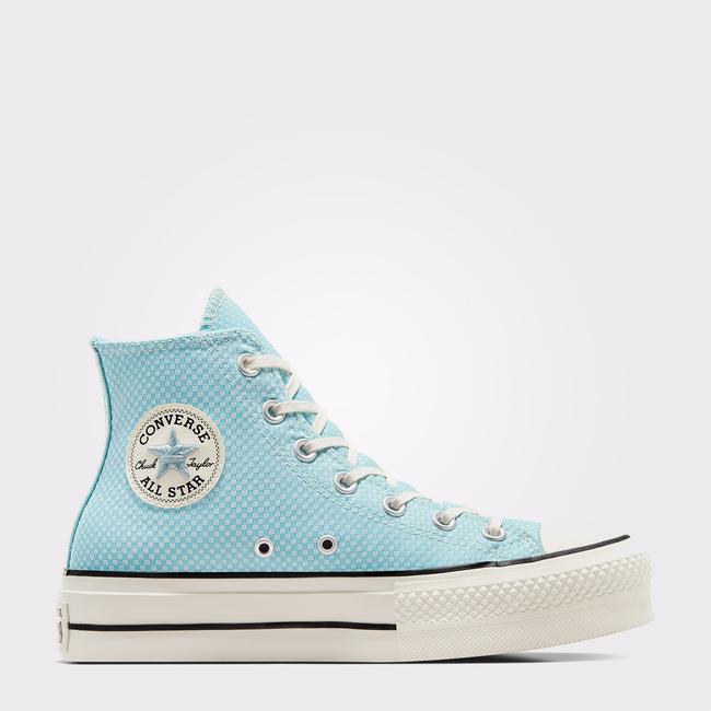  Converse Chuck Taylor All Star Lift Kadın Mavi Platform Sneaker