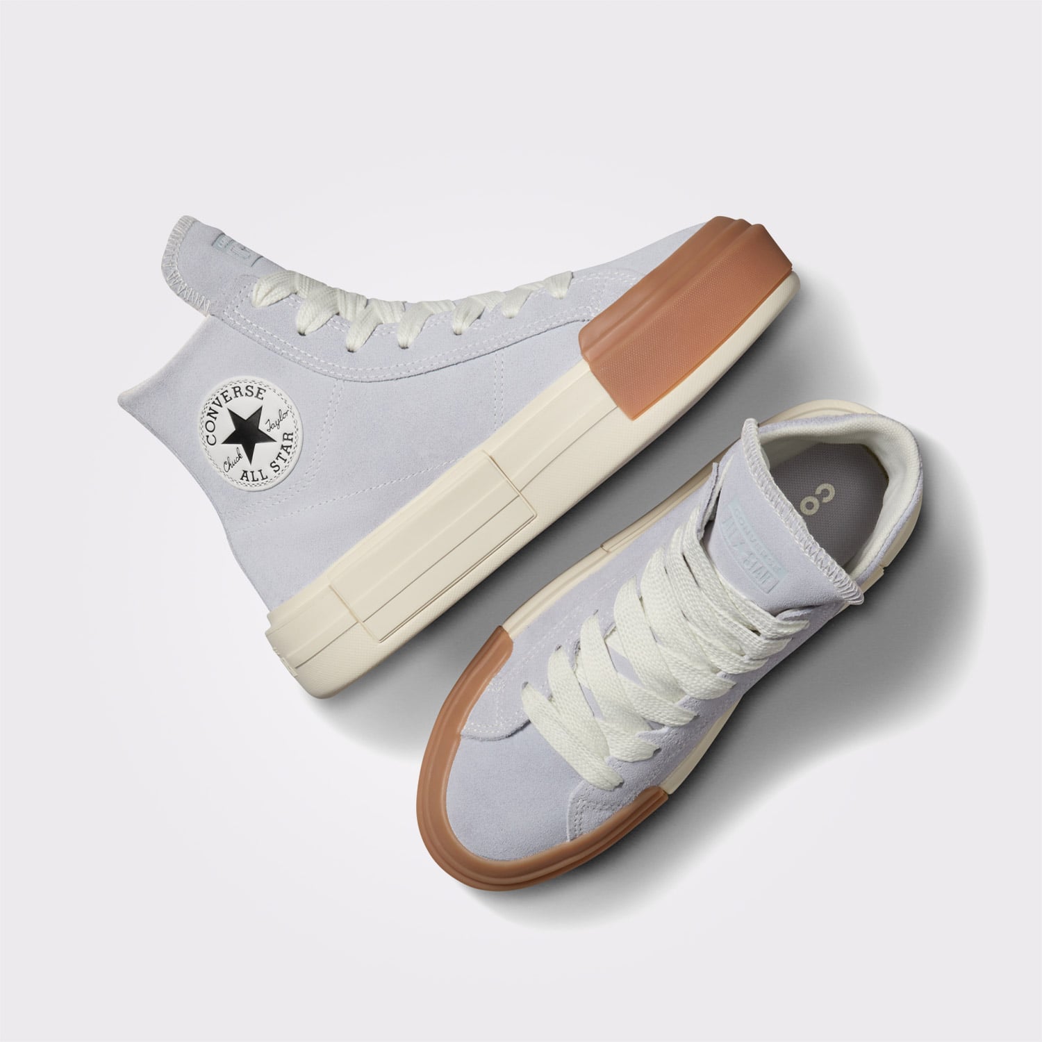 Converse Converse Mor Cruise Unisex Açık Mavi Süet Platform Sneaker | FashFed Mor - 6. görsel