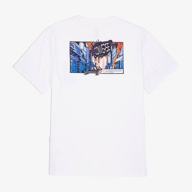  Converse Erkek Baskılı Beyaz T-Shirt
