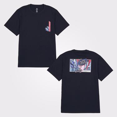  Converse Erkek Baskılı Siyah T-Shirt