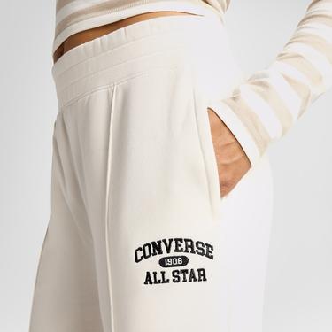  Converse Heritage Track Kadın Krem Eşofman Altı