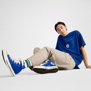  Converse Erkek Mavi T-Shirt