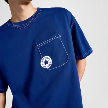  Converse Erkek Mavi T-Shirt