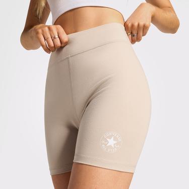  Converse Chuck Taylor Kadın Bej Bisiklet Tayt