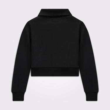  Converse Kadın Fermuarlı Siyah Eşofman Üstü