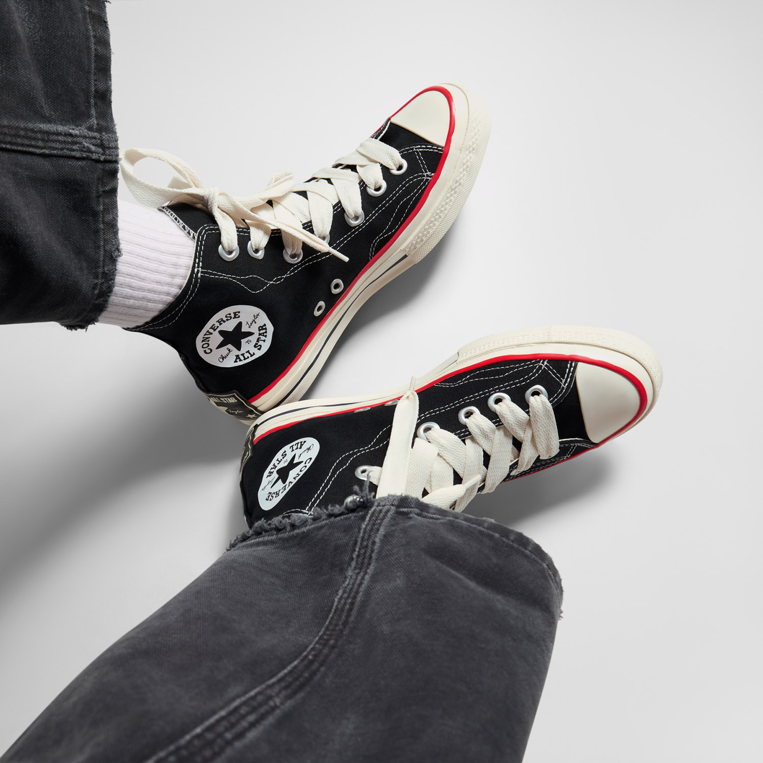 Converse Converse Chuck 70 Unisex Siyah Sneaker FashFed'de! Siyah - 5. görsel