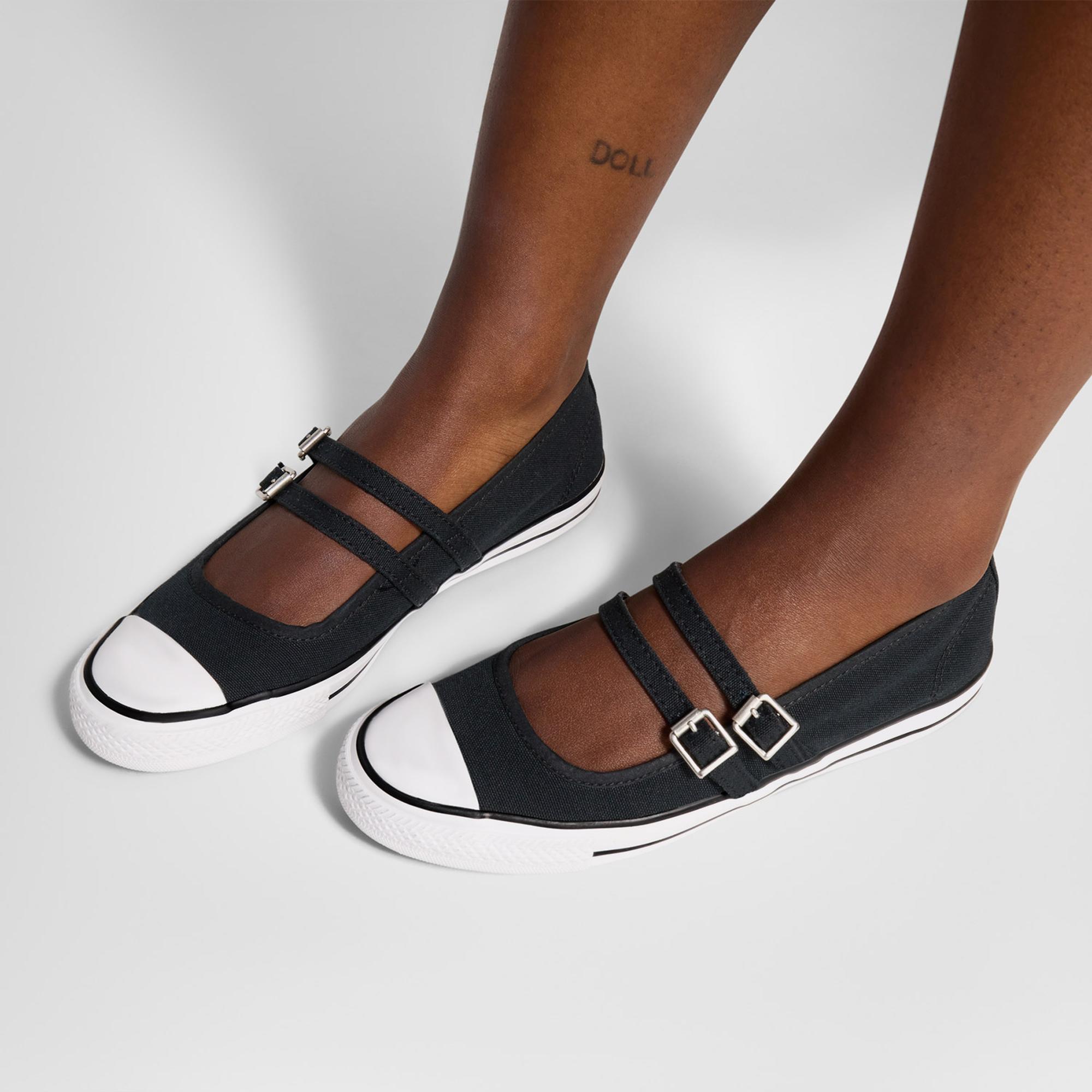 Converse Chuck Taylor All Star Dainty Mary Jane Kadın Siyah Babet