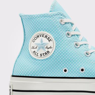  Converse Chuck Taylor All Star Lift Kadın Mavi Platform Sneaker