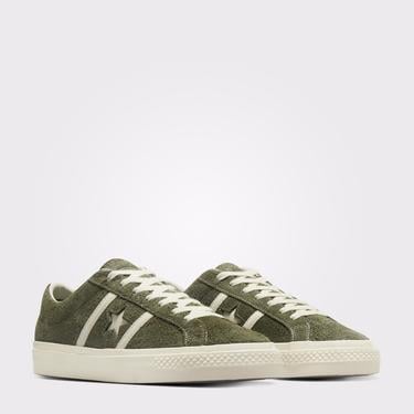  Converse One Star Academy Pro Unisex Yeşil Süet Sneaker