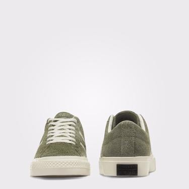  Converse One Star Academy Pro Unisex Yeşil Süet Sneaker