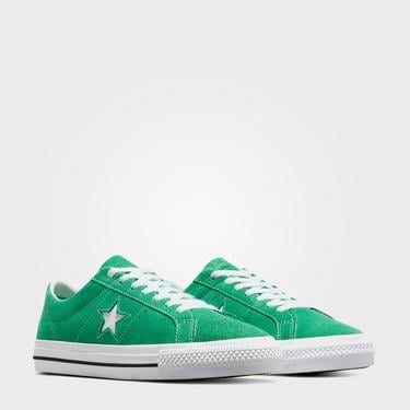  Converse One Star Pro Unisex Yeşil Süet Sneaker