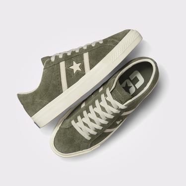  Converse One Star Academy Pro Unisex Yeşil Süet Sneaker