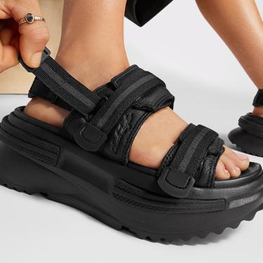  Converse Run Star Utility Sandal Cx Kadın Siyah Sandalet