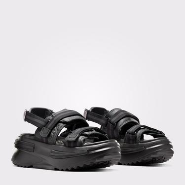  Converse Run Star Utility Sandal Cx Kadın Siyah Sandalet
