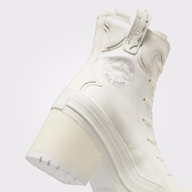  Converse Chuck 70 De Luxe Heel Unisex Beyaz Platform Sneaker