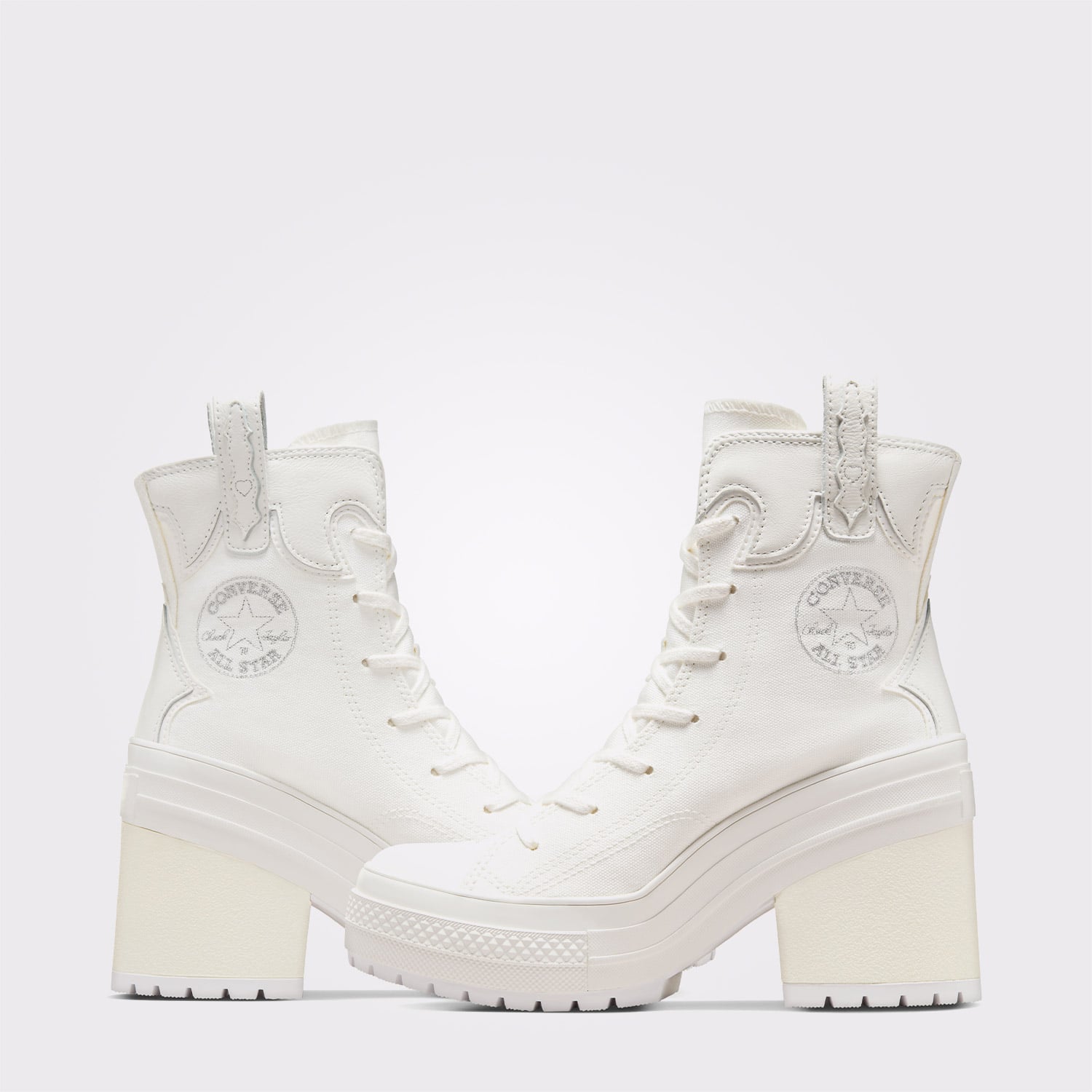 Converse Converse Chuck 70 De Luxe Heel Unisex Beyaz Platform Sneaker | FashFed Beyaz - 6. görsel