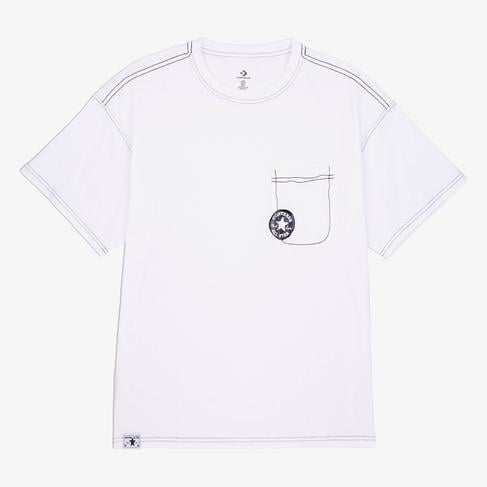  Converse Erkek Beyaz T-Shirt