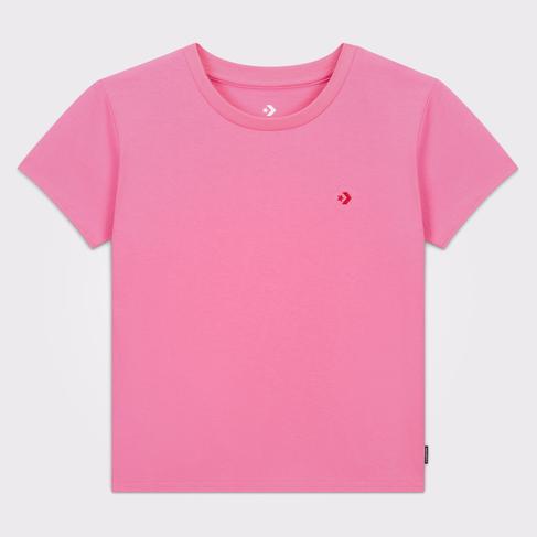  Converse Slim Fit Kadın Pembe T-Shirt