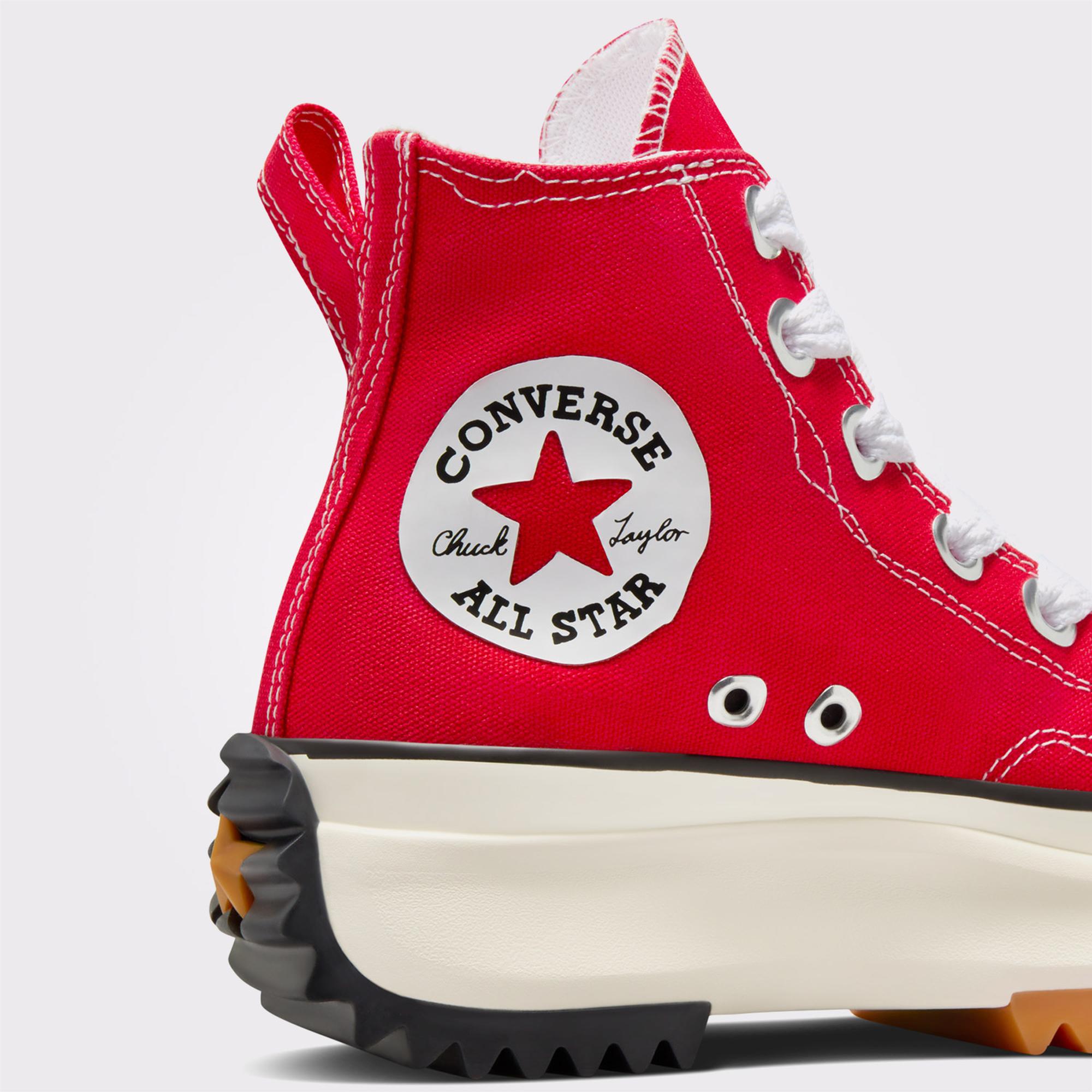 Converse Run Star Hike Unisex Kırmızı Platform Sneaker