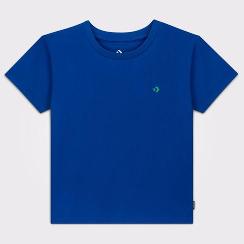  Converse Slim Fit Kadın Mavi T-Shirt