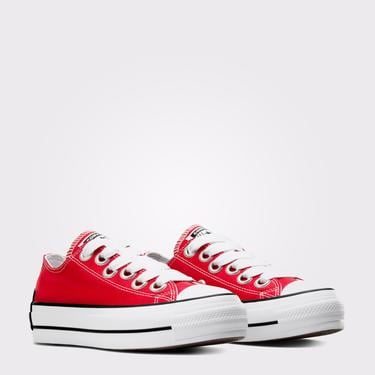  Converse Chuck Taylor All Star Lift Kadın Kırmızı Platform Sneaker
