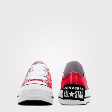  Converse Chuck Taylor All Star Lift Kadın Kırmızı Platform Sneaker