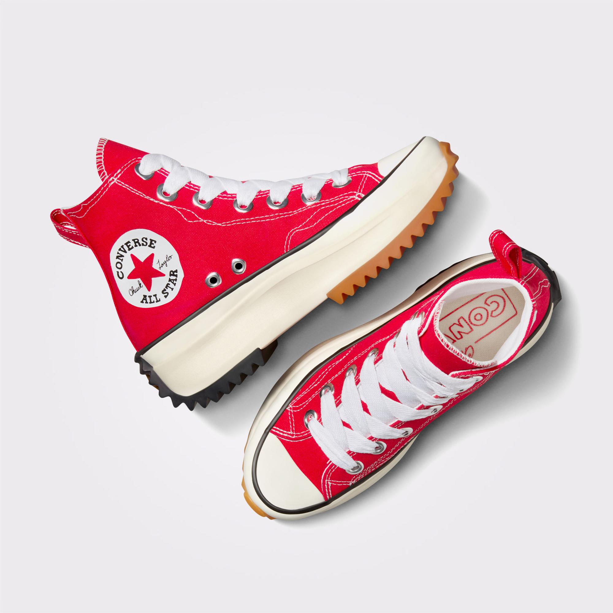 Converse Run Star Hike Unisex Kırmızı Platform Sneaker