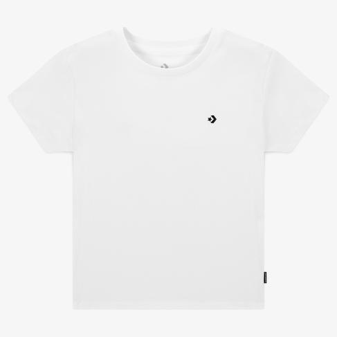  Converse Slim Fit Kadın Beyaz T-Shirt