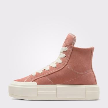  Converse Cruise Unisex Kahverengi Süet Platform Sneaker