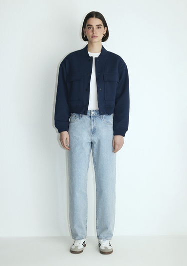  Mavi Leila All Blue Buz Mavi Jean Pantolon 1010600-87702