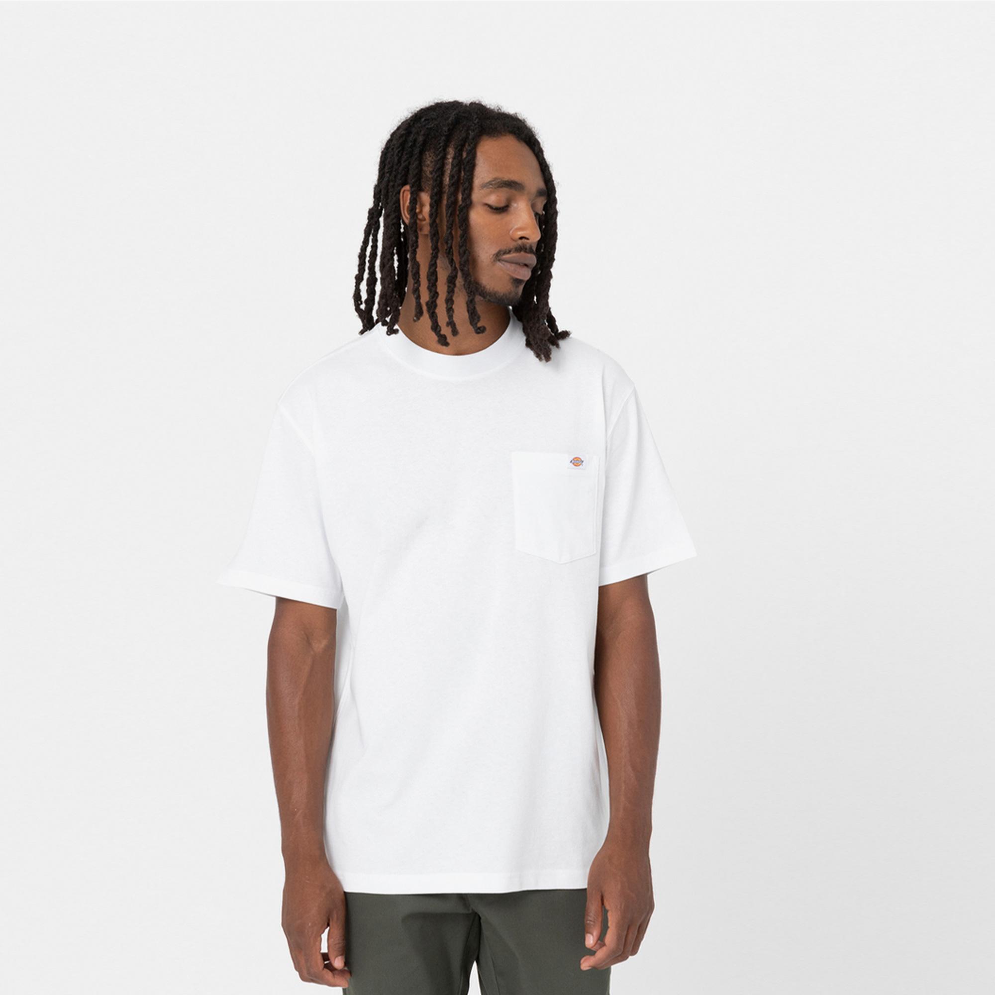Dickies Luray Pocket Erkek Beyaz T-Shirt