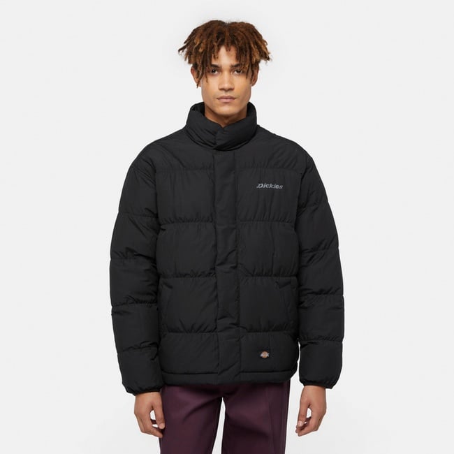  Dickies Scobey Puffer Erkek Siyah Mont
